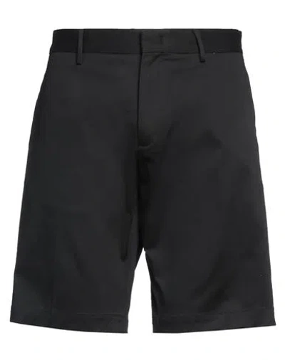 Liu •jo Man Man Shorts & Bermuda Shorts Black Size 36 Cotton, Elastane