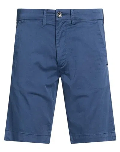 Liu •jo Man Man Shorts & Bermuda Shorts Blue Size 26 Cotton, Elastane