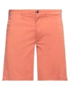 Liu •jo Man Man Shorts & Bermuda Shorts Brick Size 32 Cotton, Elastane In Red