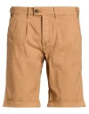 Liu •jo Man Man Shorts & Bermuda Shorts Camel Size 30 Cotton, Elastane In Brown