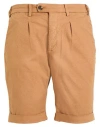 Liu •jo Man Man Shorts & Bermuda Shorts Camel Size 30 Cotton, Elastane In Brown