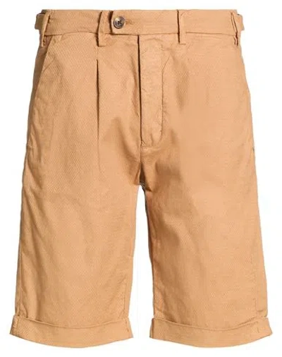 Liu •jo Man Man Shorts & Bermuda Shorts Camel Size 30 Cotton, Elastane In Brown