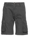 Liu •jo Man Man Shorts & Bermuda Shorts Dark Brown Size 30 Cotton