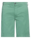 Liu •jo Man Man Shorts & Bermuda Shorts Green Size 32 Cotton, Elastane