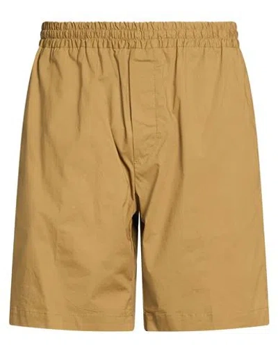 Liu •jo Man Man Shorts & Bermuda Shorts Khaki Size 34 Cotton, Elastane In Brown