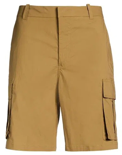 Liu •jo Man Man Shorts & Bermuda Shorts Khaki Size 34 Cotton, Elastane In Green