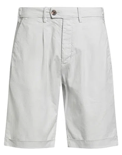 Liu •jo Man Man Shorts & Bermuda Shorts Light Grey Size 28 Cotton, Elastane In White