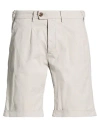 Liu •jo Man Man Shorts & Bermuda Shorts Light Grey Size 28 Cotton, Elastane In White