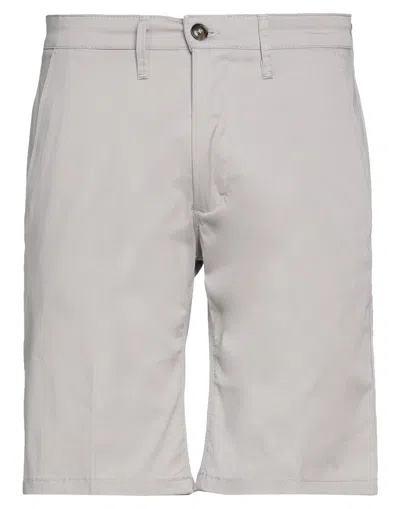 Liu •jo Man Man Shorts & Bermuda Shorts Light Grey Size 32 Cotton, Elastane