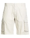 Liu •jo Man Man Shorts & Bermuda Shorts Light Grey Size 38 Cotton In Neutral