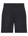 Liu •jo Man Man Shorts & Bermuda Shorts Midnight Blue Size 34 Cotton, Elastane In Blue