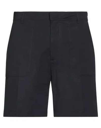 Liu •jo Man Man Shorts & Bermuda Shorts Midnight Blue Size 32 Cotton, Elastane