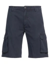 Liu •jo Man Man Shorts & Bermuda Shorts Midnight Blue Size 32 Cotton