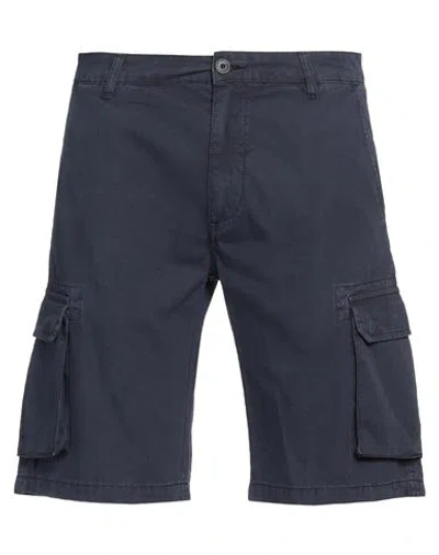 Liu •jo Man Man Shorts & Bermuda Shorts Midnight Blue Size 32 Cotton