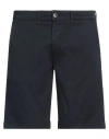 Liu •jo Man Man Shorts & Bermuda Shorts Midnight Blue Size 34 Cotton, Elastane In Blue