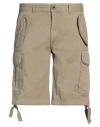 Liu •jo Man Man Shorts & Bermuda Shorts Military Green Size 30 Cotton, Elastane In Brown