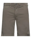 Liu •jo Man Man Shorts & Bermuda Shorts Military Green Size 30 Cotton, Elastane