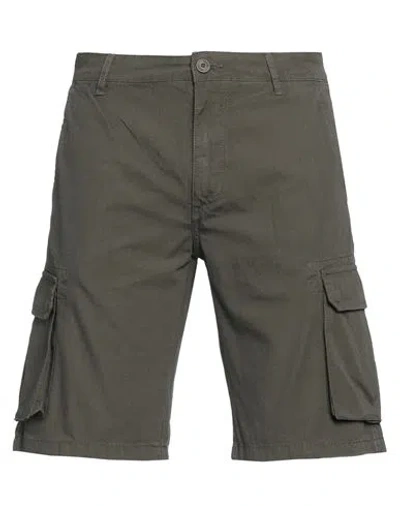Liu •jo Man Man Shorts & Bermuda Shorts Military Green Size 32 Cotton