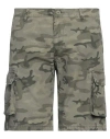 Liu •jo Man Man Shorts & Bermuda Shorts Military Green Size 34 Cotton