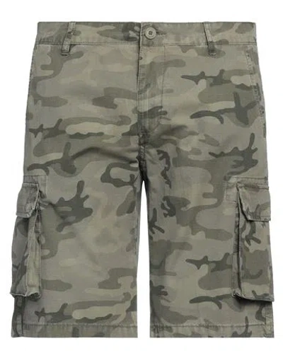 Liu •jo Man Man Shorts & Bermuda Shorts Military Green Size 34 Cotton