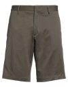 Liu •jo Man Man Shorts & Bermuda Shorts Military Green Size 30 Cotton, Elastane In Green
