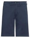 Liu •jo Man Man Shorts & Bermuda Shorts Navy Size 30 Cotton, Elastane In Navy Blue