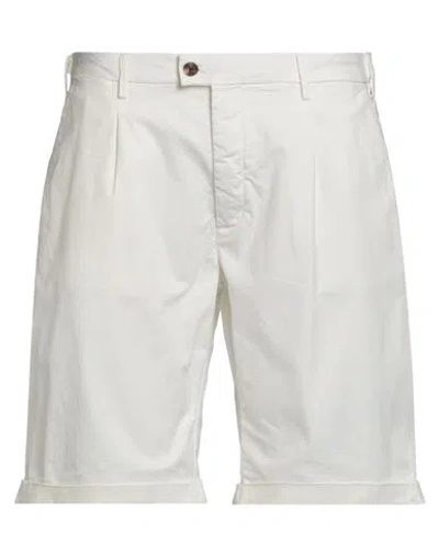 Liu •jo Man Man Shorts & Bermuda Shorts Off White Size 30 Cotton, Elastane