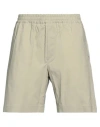 Liu •jo Man Man Shorts & Bermuda Shorts Sage Green Size 34 Cotton, Elastane
