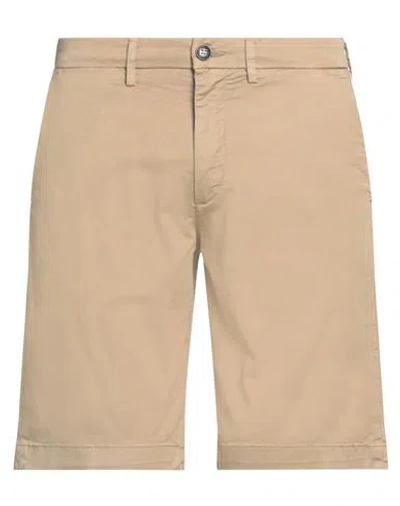 Liu •jo Man Man Shorts & Bermuda Shorts Sand Size 34 Cotton, Elastane In Beige