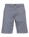 Liu •jo Man Man Shorts & Bermuda Shorts Slate Blue Size 40 Cotton, Elastane