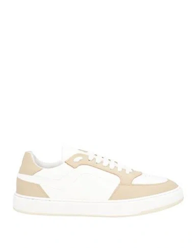 Liu •jo Man Man Sneakers Sand Size 9 Leather In Neutral