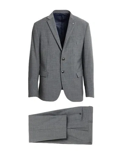 Liu •jo Man Man Suit Grey Size 46 Polyester, Wool, Elastane