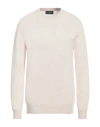 Liu •jo Man Man Sweater Beige Size 3xl Merino Wool, Acrylic In Beige