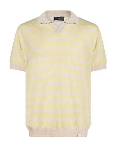 Liu •jo Man Man Sweater Beige Size Xl Linen, Cotton In Yellow