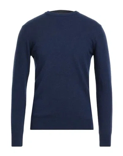 Liu •jo Man Man Sweater Blue Size S Wool, Viscose, Polyamide, Cashmere