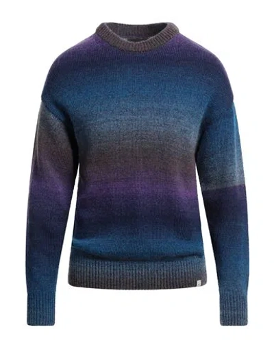 Liu •jo Man Man Sweater Blue Size Xl Acrylic, Virgin Wool