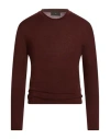 Liu •jo Man Man Sweater Burgundy Size S Acrylic, Wool