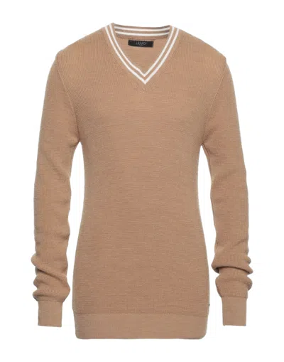 Liu •jo Man Sweaters In Beige