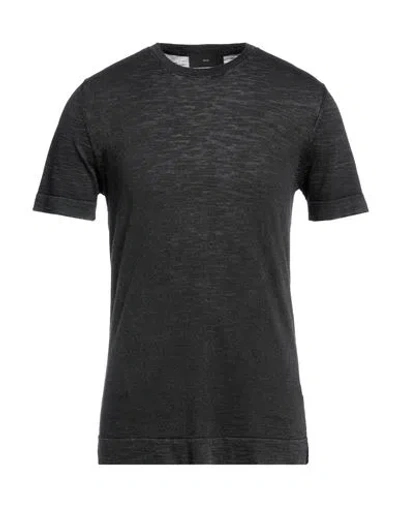 Liu •jo Man Man Sweater Charcoal Size M Cotton In Grey