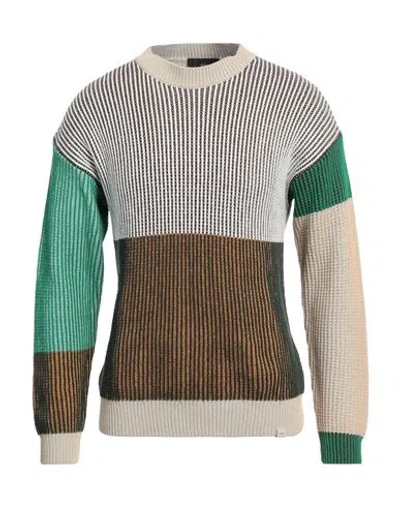 Liu •jo Man Man Sweater Dark Brown Size Xxl Cotton, Acrylic