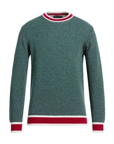 Liu •jo Man Man Sweater Dark Green Size L Wool, Polyamide