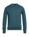 Liu •jo Man Man Sweater Deep Teal Size S Acrylic, Wool In Green