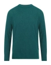 Liu •jo Man Man Sweater Deep Teal Size Xxl Cotton, Polyamide In Multi