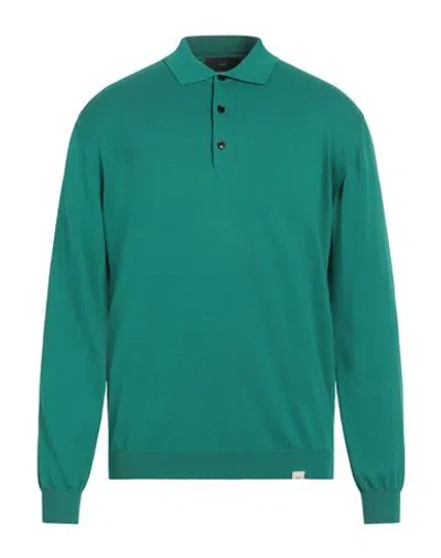 Liu •jo Man Man Sweater Emerald Green Size Xl Cotton