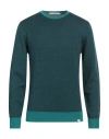 Liu •jo Man Man Sweater Emerald Green Size Xl Merino Wool, Acrylic In Green