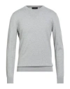 Liu •jo Man Man Sweater Khaki Size S Cotton, Cashmere In Gray