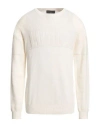 Liu •jo Man Man Sweater Ivory Size 3xl Cotton In White