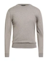 Liu •jo Man Man Sweater Khaki Size S Cotton, Cashmere In Sand
