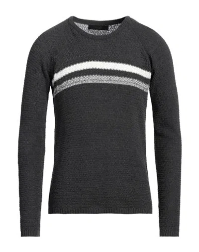 Liu •jo Man Man Sweater Lead Size Xl Cotton, Acrylic In Grey