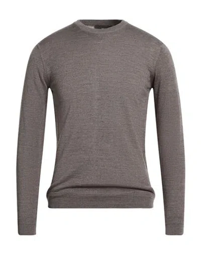 Liu •jo Man Man Sweater Lead Size S Acrylic, Wool In Brown